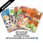 Pack Complet Mykaleo – Les 4 Cahiers de Modelage (dès 2 ans)